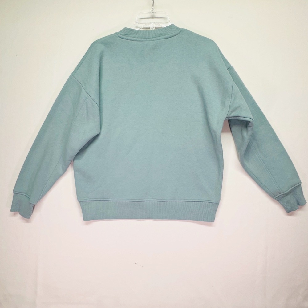Ivy Park Womens Logo Crewneck Long Sleeve Sweatshirt Mint Blue Size S - Picture 8 of 8